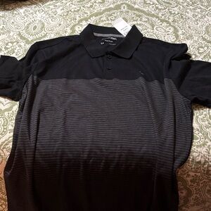 Calvin Klein Men's Polo Shirt in Black and Gray